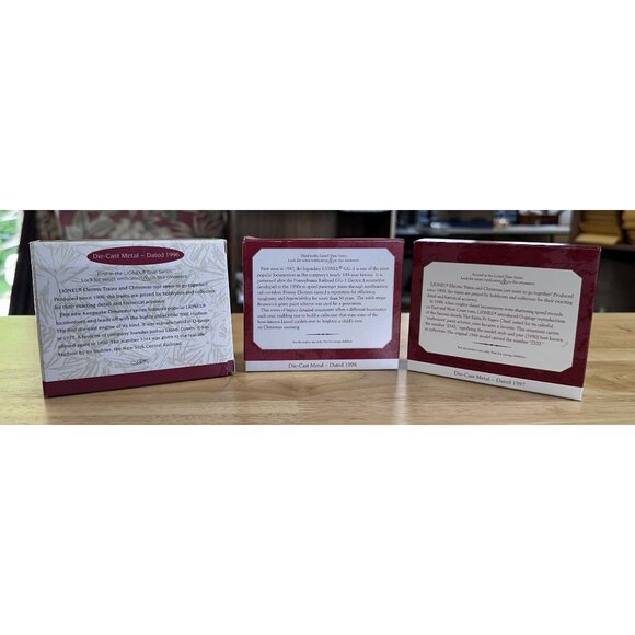 Set of 3 Hallmark Keepsake Train Ornaments From the 1990s Vgc - Picture 8 of 8